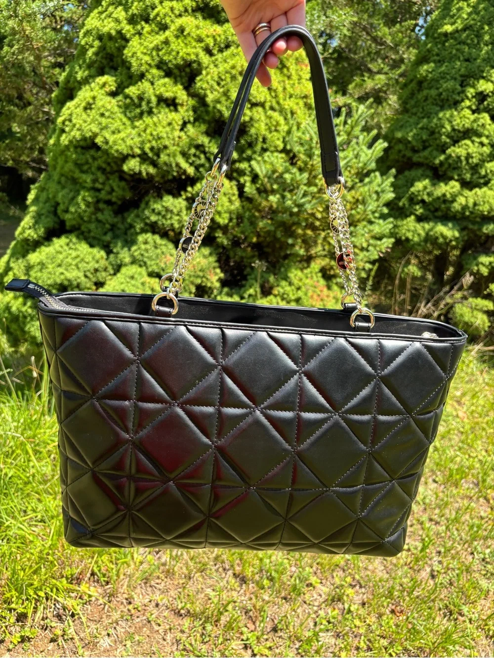 Love Moschino Quilted Tote Bag